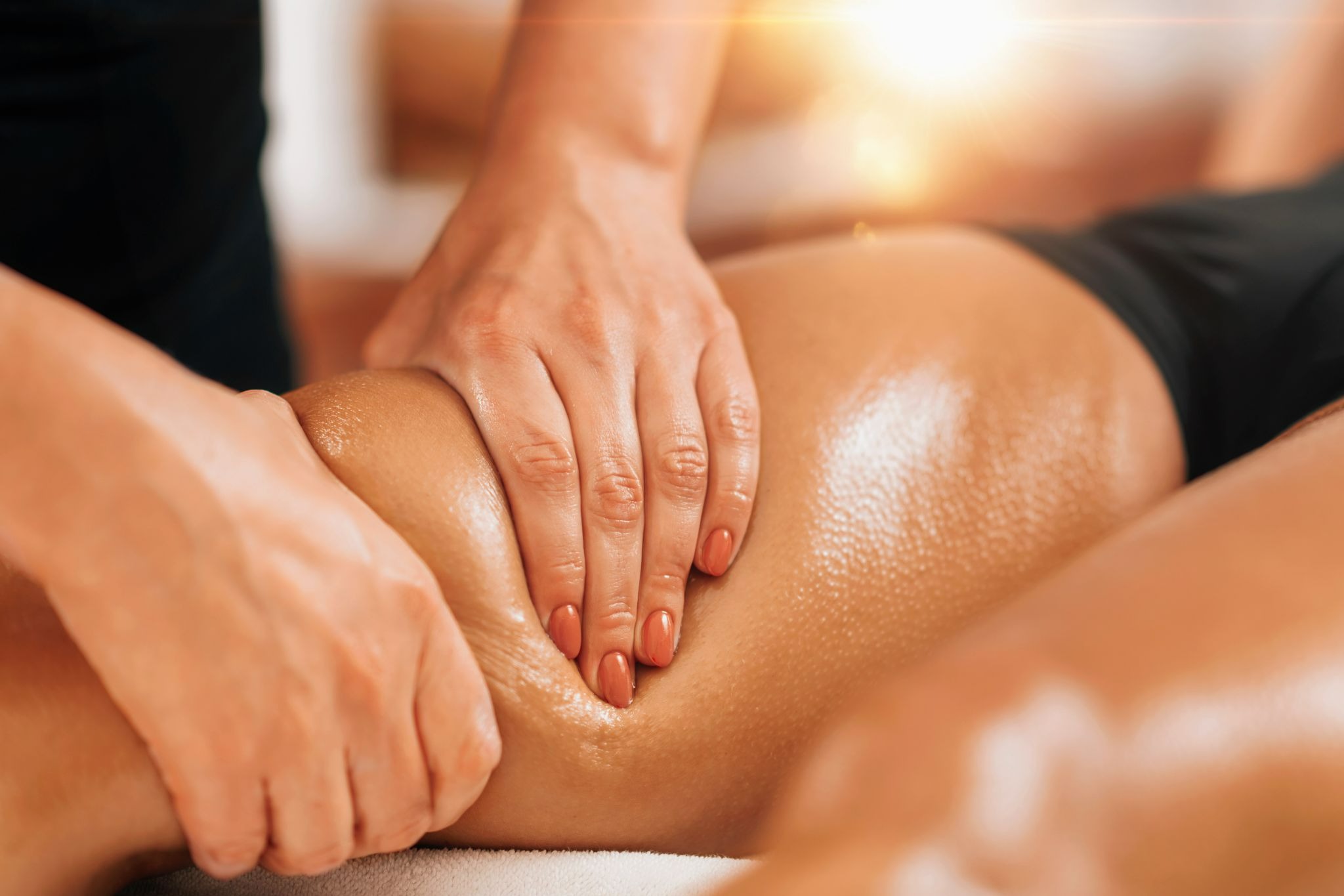 anti-cellulite massage in a massage parlor